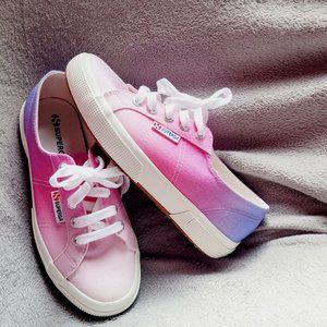New Superga sneakers pink purple  size 37